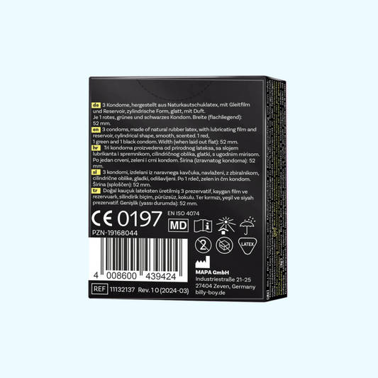 Billy Boy Kondome Bunte Vielfalt 3er Pack - SNACKS24.AT