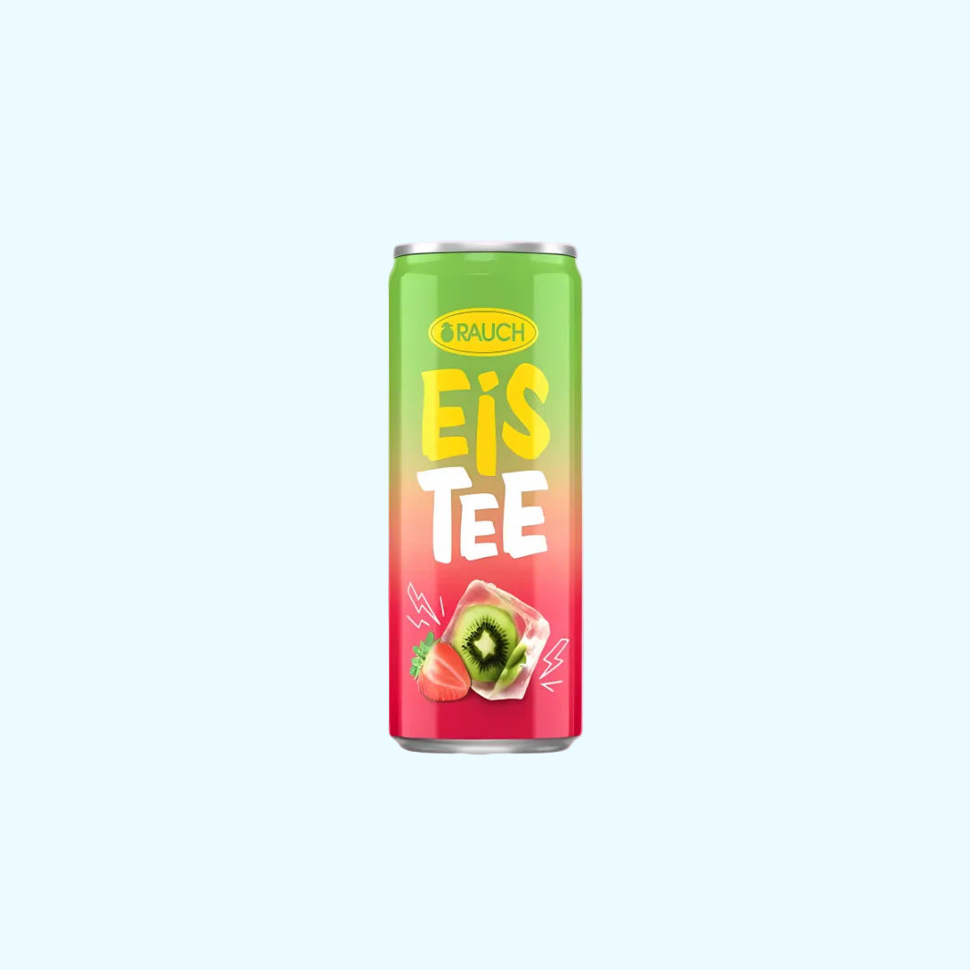 Rauch Eistee Strawberry-Kiwi Ds. 0,33l zzgl. € 0,25 EWP - SNACKS24.AT