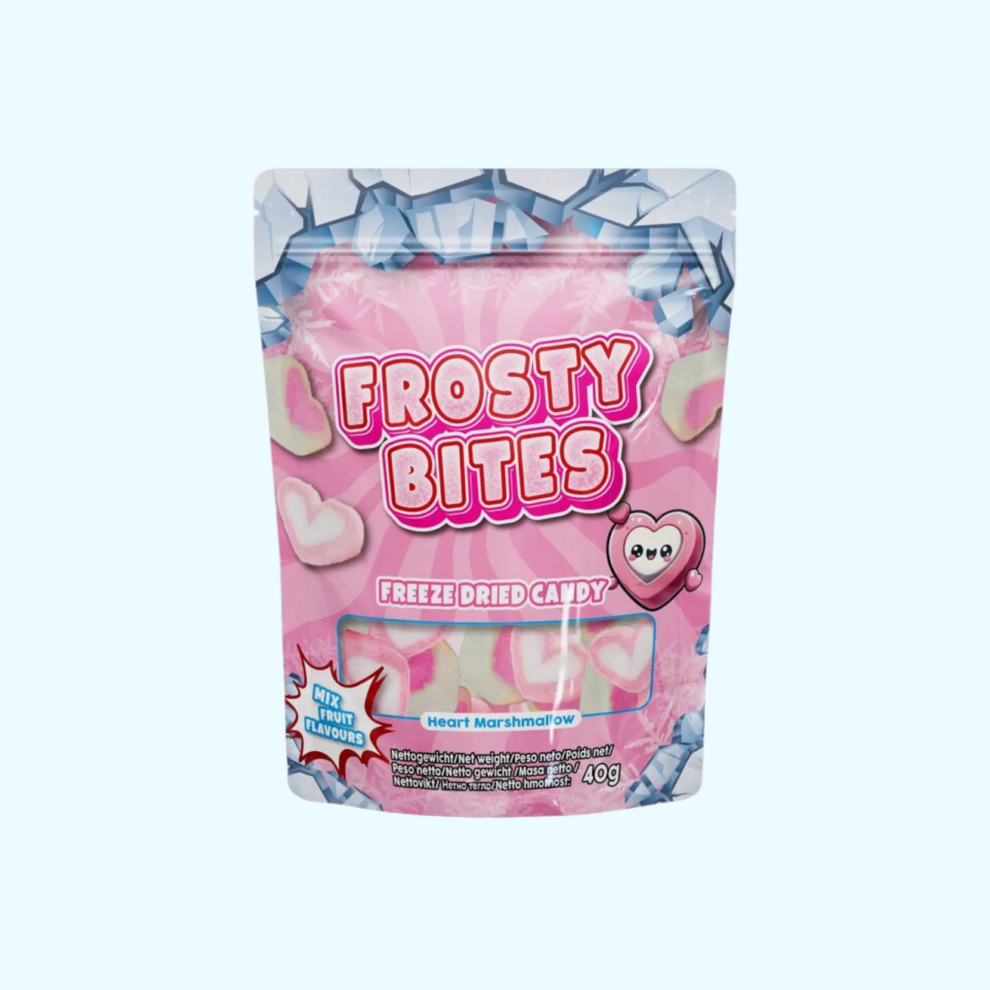 Frosty Bites Heart Marshmallow 40g - SNACKS24.AT