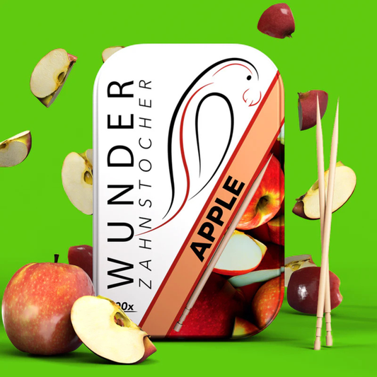 Wunder Zahnstocher Apfel Metalldose 100Stk. - KROSTORE.AT