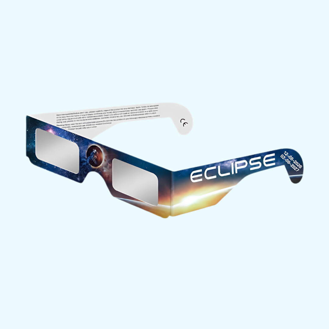 Sonnenfinsternis Brille zur direkten Beobachtung, EN ISO 12312-2:2015(E) & CE-zertifiziert, AAS Zertifizierung 2026