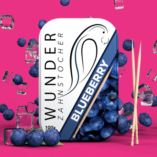 Wunder Zahnstocher Blaubeere Metalldose 100Stk. - KROSTORE.AT