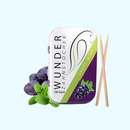 Wunder Zahnstocher Traube Minze Metalldose 100Stk. - SNACKS24.AT