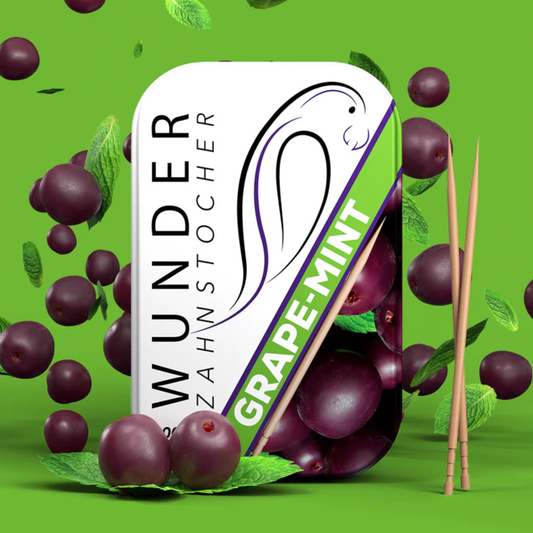 Wunder Zahnstocher Traube Minze Metalldose 100Stk. - KROSTORE.AT