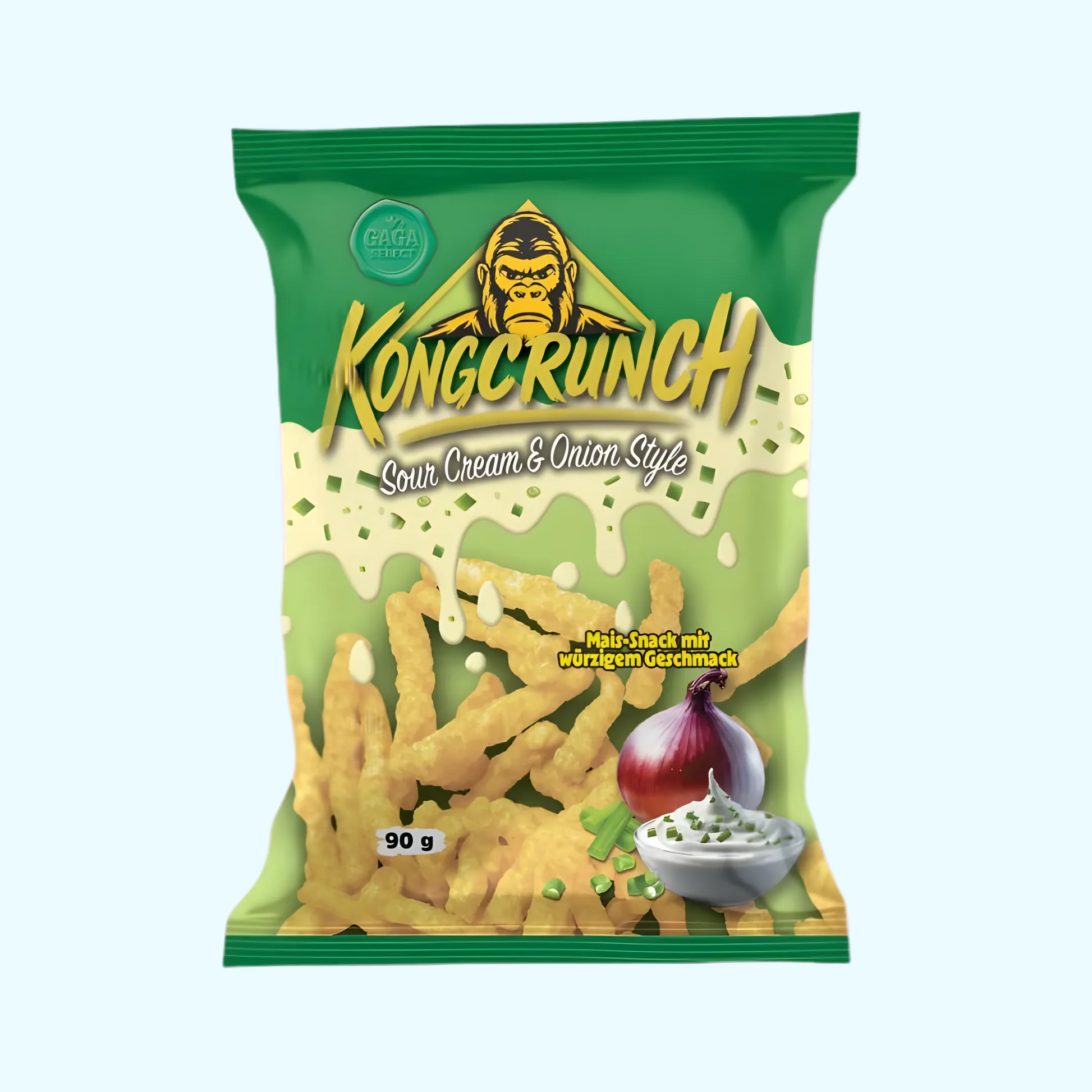 Kongcrunch by Takims - Sour Cream & Onion Style 90g - SNACKS24.AT