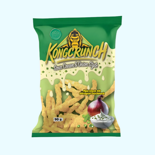 Kongcrunch by Takims - Sour Cream & Onion Style 90g - SNACKS24.AT