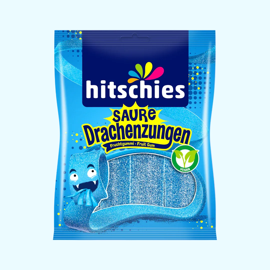 hitschies Saure Drachenzungen blau 125g kaufen | KroStore