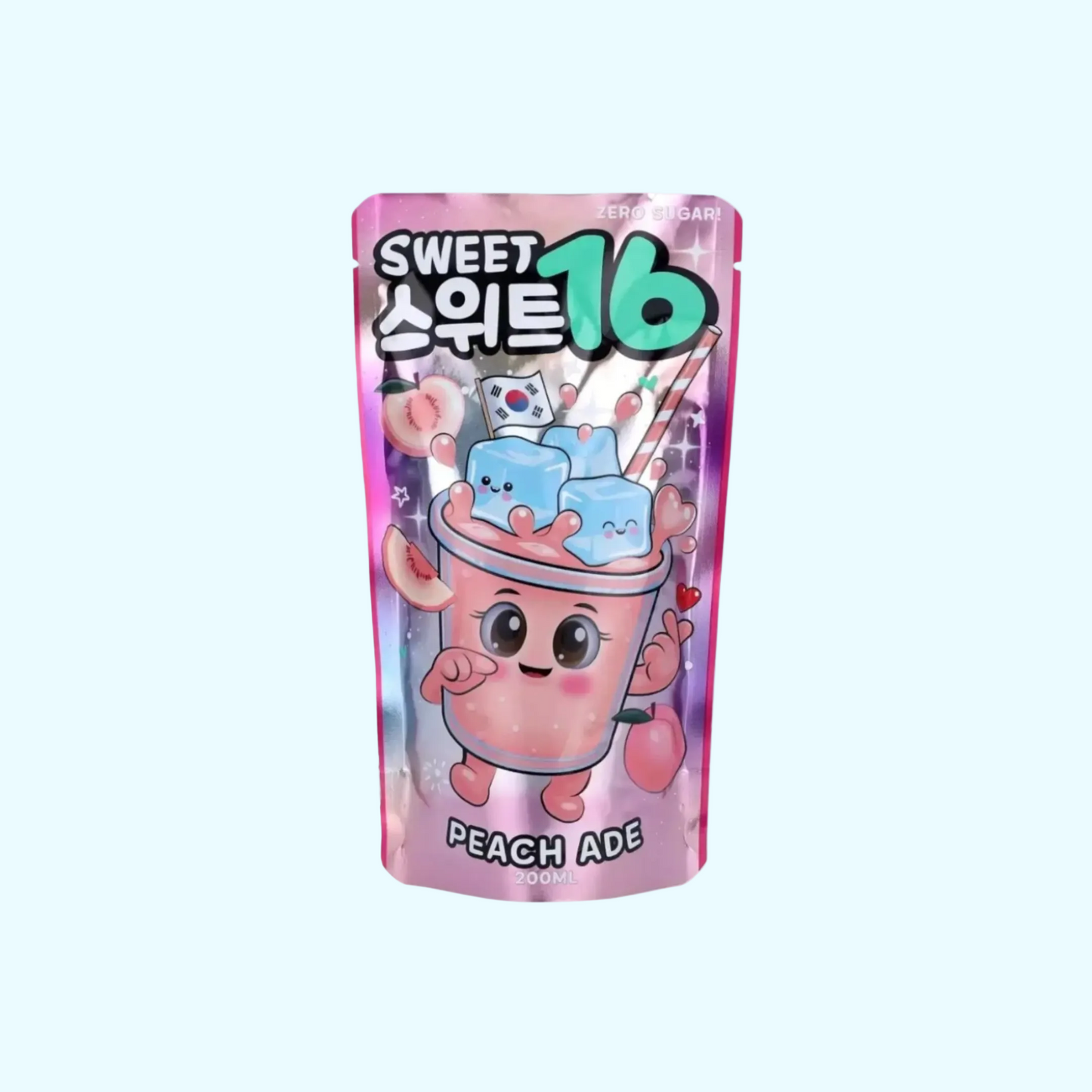 Sweet16 Peach Ade Zero Sugar 0,2l - SNACKS24.AT