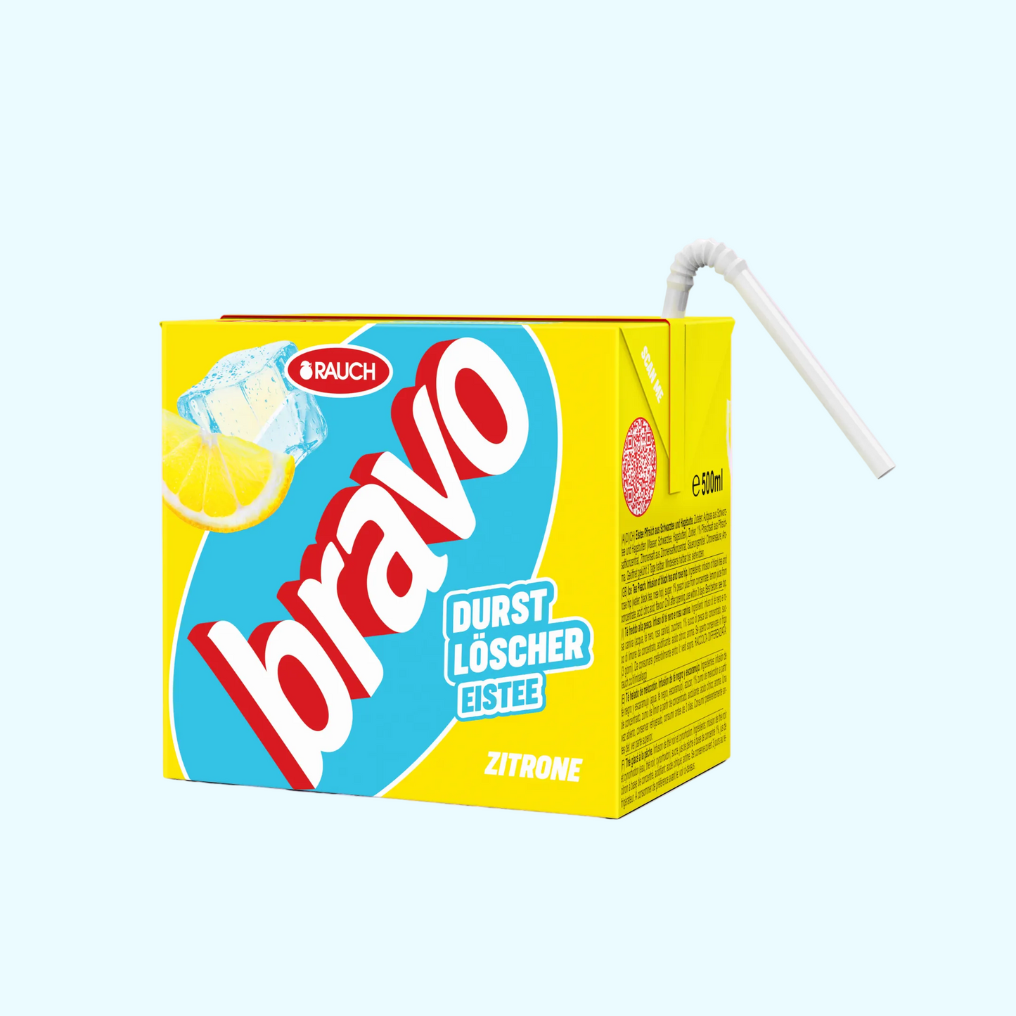 Rauch Durstlöscher Eistee Zitrone 0,5l - SNACKS24.AT