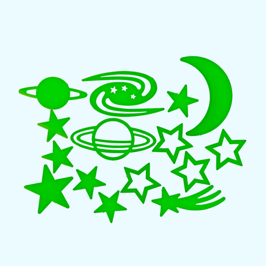 Glow in the Dark Wanddekoration - Sterne & Galaxie kaufen | KroStore