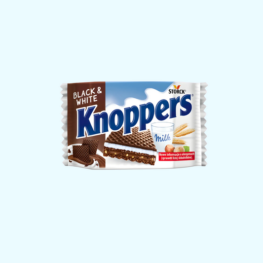 Storck Knoppers Black & White 25g - SNACKS24.AT