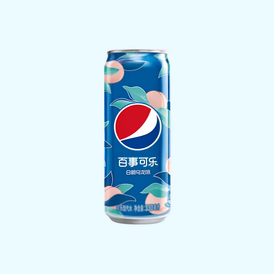 Pepsi White Peach (China) Ds. 0,33l - SNACKS24.AT