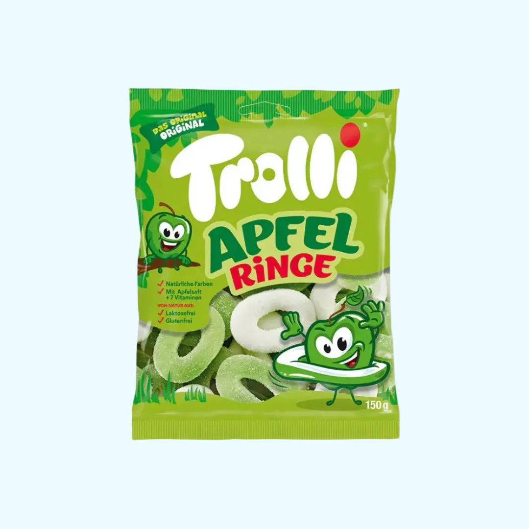 Trolli Apfelringe Sauer 150g - SNACKS24.AT