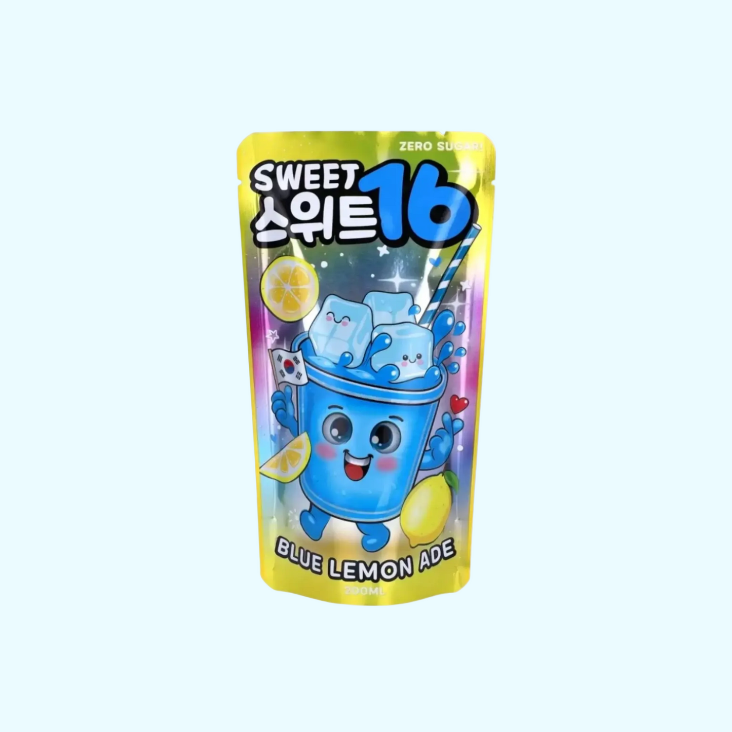 Sweet16 Blue Lemon Ade Zero Sugar 0,2l - SNACKS24.AT