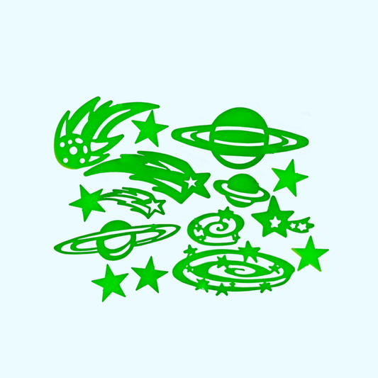 Glow in the Dark Wanddekoration - Sterne & Galaxie kaufen | KroStore