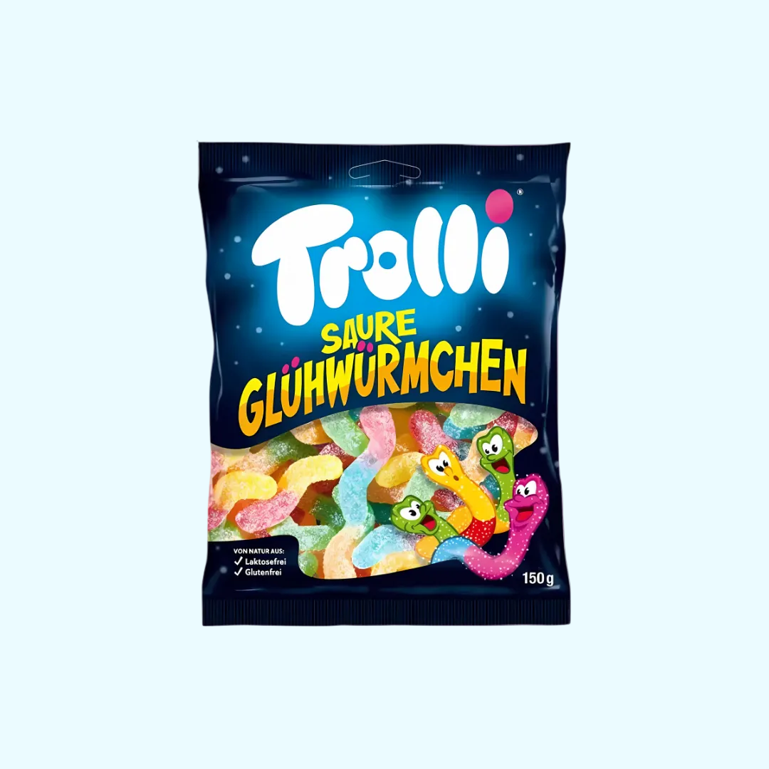 Trolli Glühwürmchen Sauer 150g - SNACKS24.AT