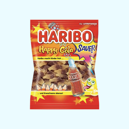Haribo Happy Cola SAUER 100g - KROSTORE.AT