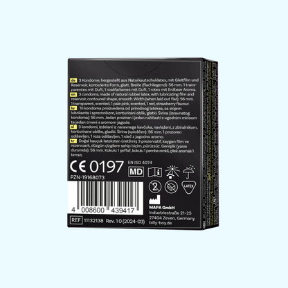 Billy Boy Kondome Sinnliche Vielfalt 3er Pack - SNACKS24.AT