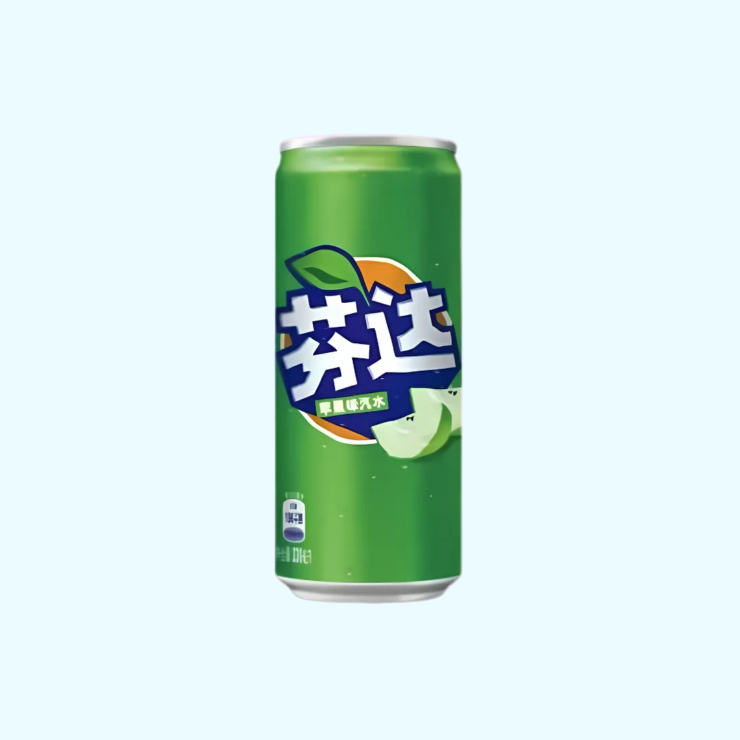 Fanta Green Apple (China) Ds. 0,33l - SNACKS24.AT