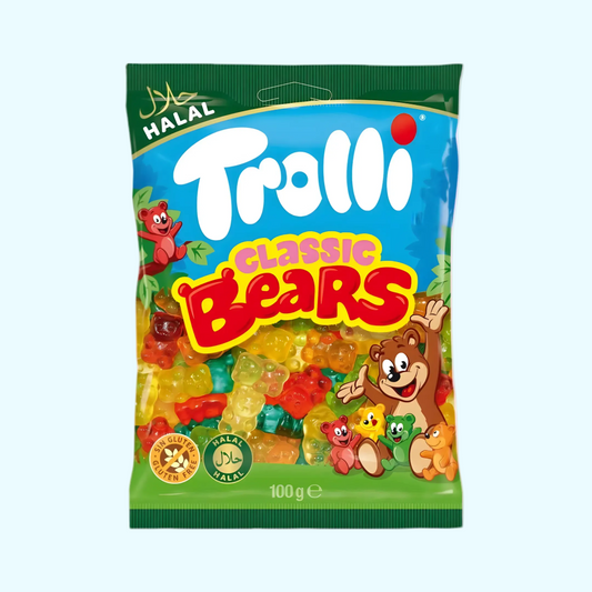Trolli Halal Classic Bears 100g - SNACKS24.AT