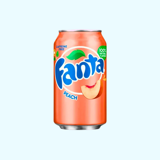 Fanta Peach Ds. 355ml zzgl. € 0,25 EWP - MHD 01.06.2026 - SNACKS24.AT