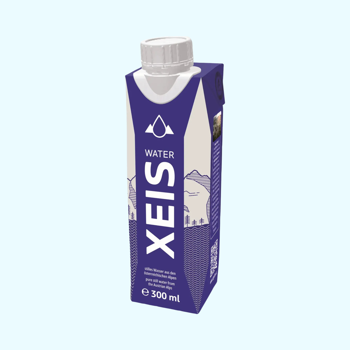 Stilles KroVending Xeis Water in 0,3 l Tetra Pak, pfandfrei, klare Wasserflasche, ideal für Getränkeautomaten